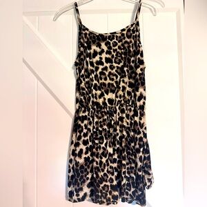 Leopard Print Romper